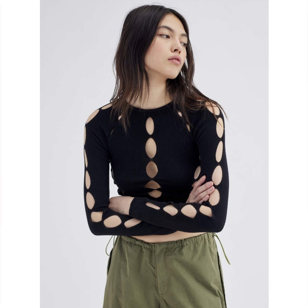 UO Urban Outfitters Ulla Cutout Sweater